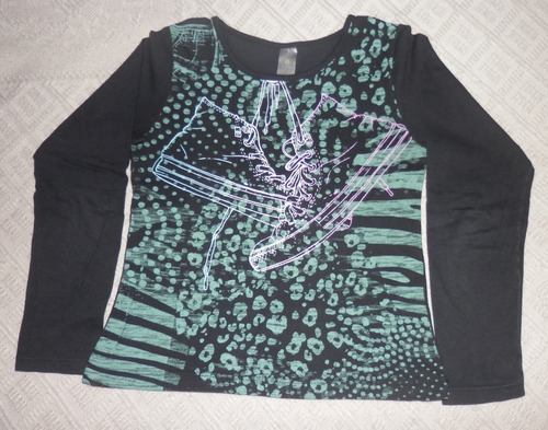 Lote 3 Remeras Manga Larga O Camisetas-niña 4-5 Años (Usado)