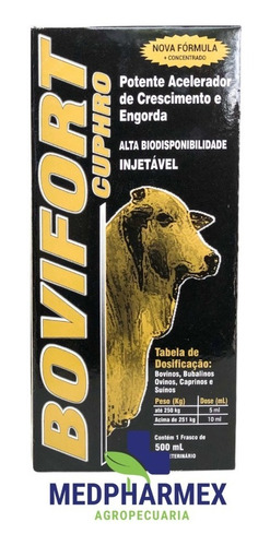 Imagem 2 de 10 de Bovifort 500ml Promotor Engorda Cabra Novilha Bovino Bezerro