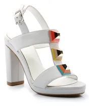 Comprar Sandalias Mujer Jenny Cuero Blanco - Ferraro 1714521