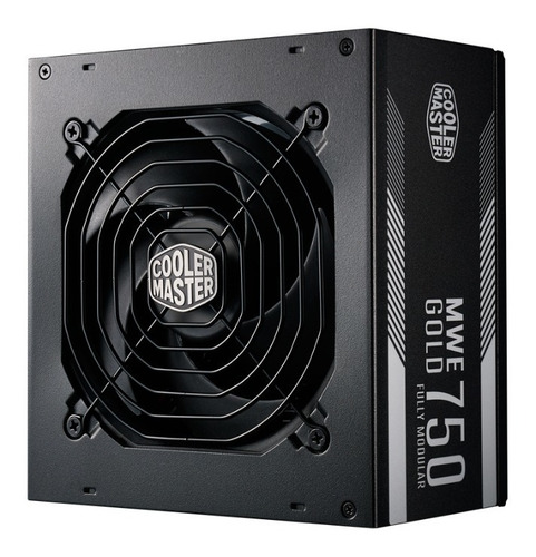 Imagen 1 de 10 de Fuente 750w Coolermaster Mwe Gold 80+ Full Modular
