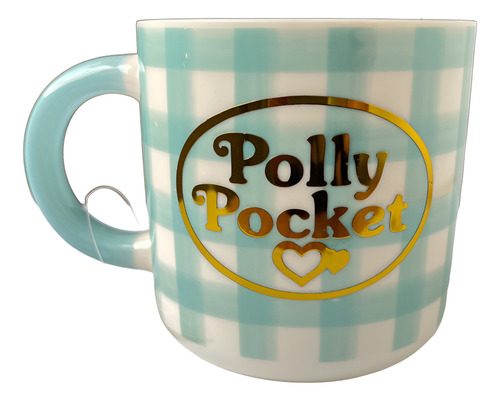 Tazón De Cerámica Polly Pocket Agua Verde Agua