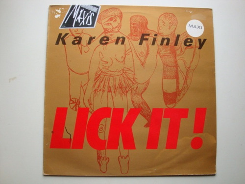 Karen Finley Lick It 12  Vinilo Belgi 88 Mx