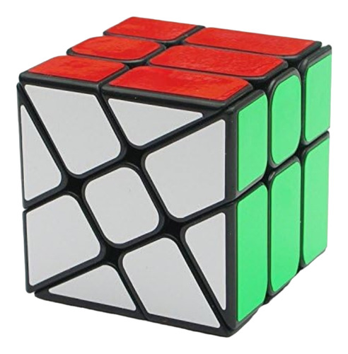 Cubo Rubik Qiyi Windmill Con Stickers Negro