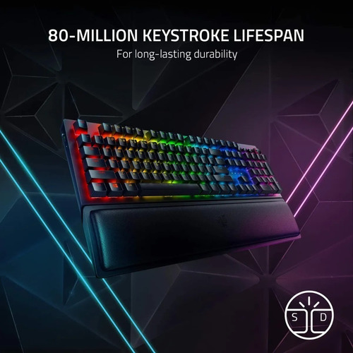 Imagen 7 de 8 de Teclado Mecanico Gamer Razer Blackwidow V3 Pro Wireless