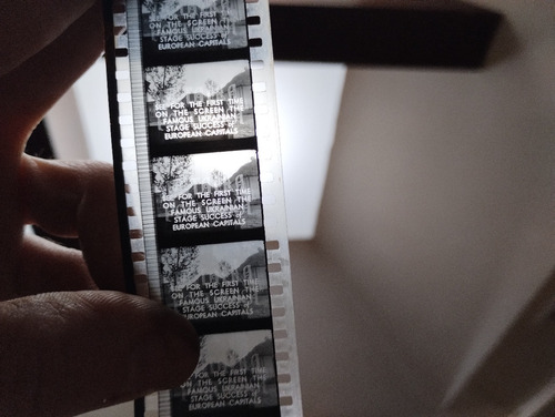 Pelicula Cine 35 Mm Trailer Film Ucraniano Copia Nitrato (Usado)