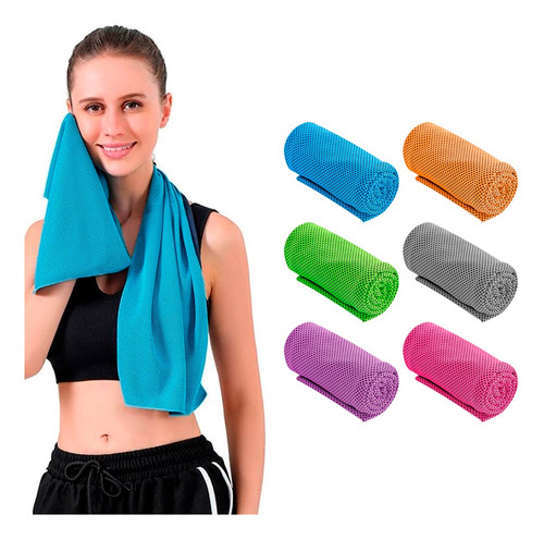 Toalla De Enfriamiento Cooling Towel Para Deporte X 4 Und