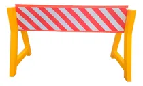 Comprar Valla Vial Modular Con Reflejante Naranja Proteccion Barrera