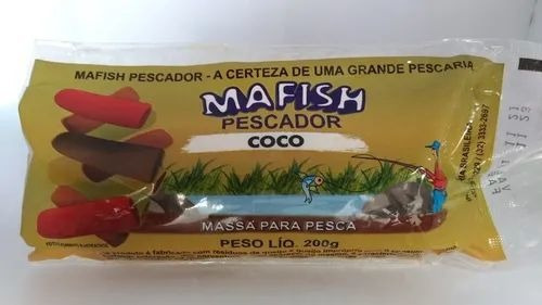 Massa Pronta Mafish Pescador 200g Coco Fedidinha Facil Uso