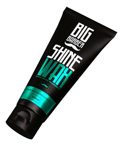 Cera Modeladora Shine Wax Big Barber 120g Extra Forte 12 Und