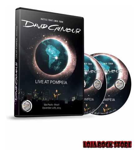 Dvd Duplo - David Gilmour Live In São Paulo 2015