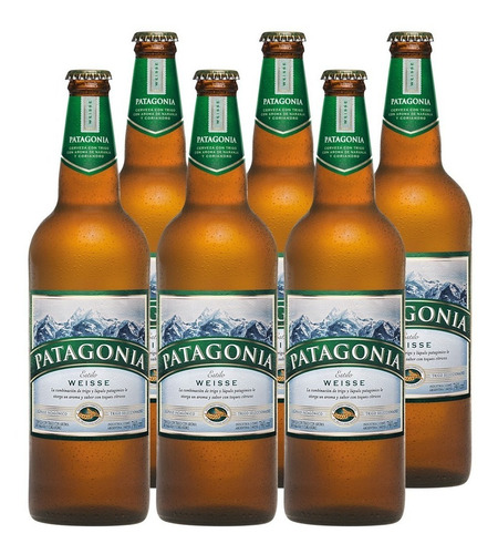 Cerveza Patagonia Weisse 740 Cc Pack X6
