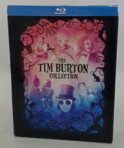 The Tim Burton Collection Blu-ray 7 Siete Discos Libro