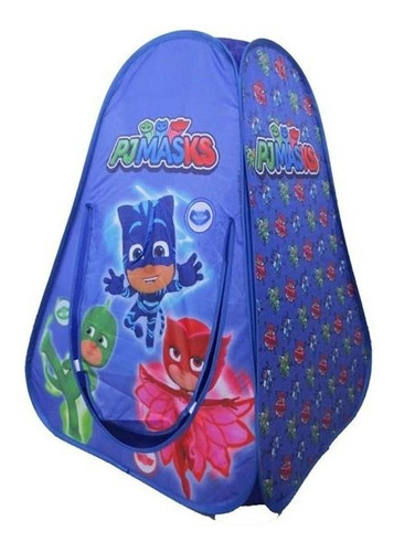 Tenda Toca Barraca Infantil Pj Masks Azul Multikids - Br1309