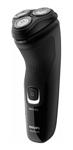 Imagen 2 de 3 de Máquina afeitadora Philips AquaTouch S1223 negra profunda 100V/240V