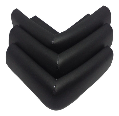 Cojines Seguridad Muebles, Mxbcc-003, 3pzas, 6x6x2.5cm, Negr Color Negro
