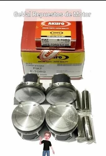 Subconjunto Fiat 1.6 De 16v.motor Cadenero E-torq