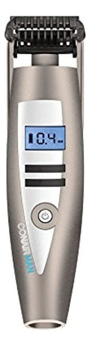 Recortadora Conair Man I-stubble Ultimate Flexhead; Cabezal Flexible Giratorio; 15 Ajustes Digitales Que Van Desde 0,4 Mm A 5 Mm; Gris