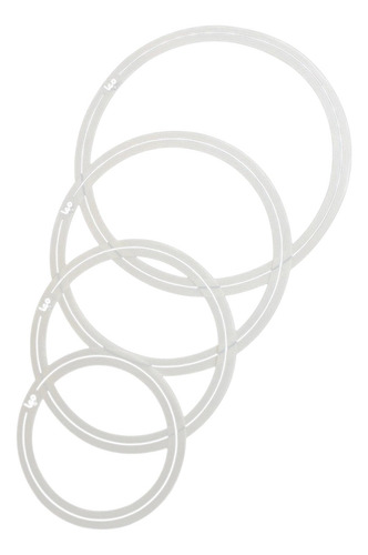 Paquete De 4 Anillos De Silenciamiento De Batería, Estilo A