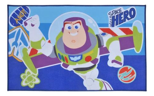 Alfombra Bajada De Cama De 90x56cm Dibujo Animado Heroe