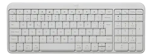 Teclado Logitech Inalámbrico K250 Blanco