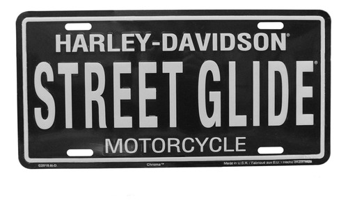 Harley-davidson Street Glide - Placa Metálica