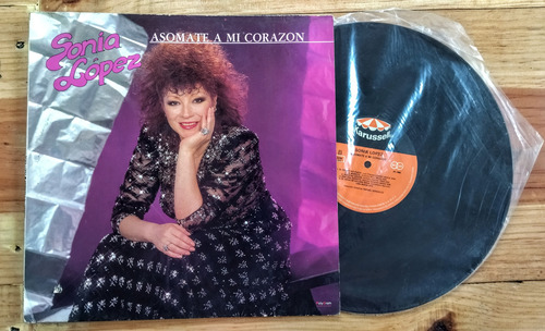 Disco Lp Vinilo De Sonia Lopez Autografiado (Usado)