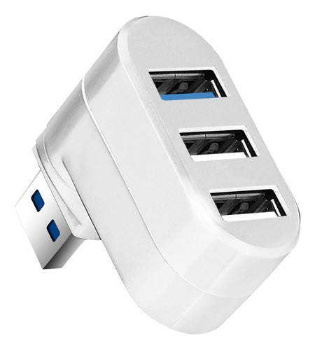 Hub X Usb 2.0 De Tres Puertos Hub Giratorio De 7 Caracteres