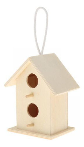 3 Bird Feeder Outdoor Wooden Hanging Food Container For