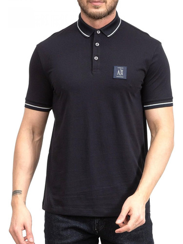 Camisa Ax Armani Exchange Casual /regular Negro Mod 4z1100