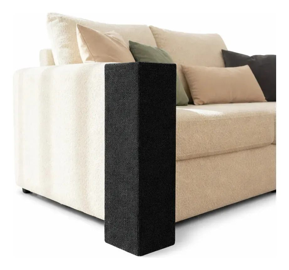 Arranhador Para Gatos Protetor De Sofá E Cama Box Kit 2 Un Preto