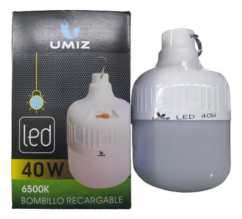 Bombillo Recargable De 40w (cable Usb)