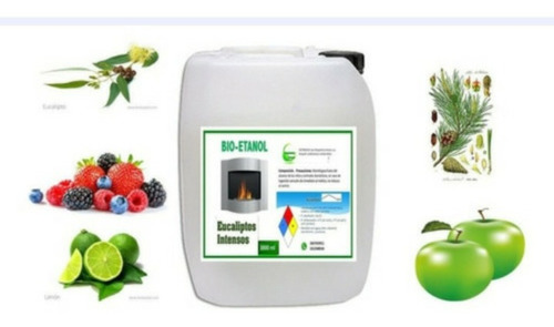 Bioetanol Combustible Para Chimeneas Con Aroma 20 Lts