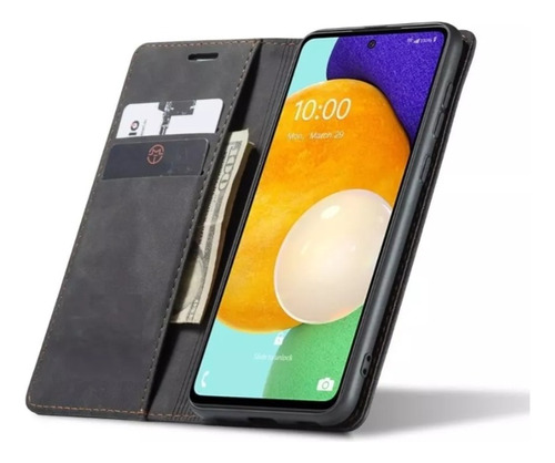 Funda Wallet Riel Gamuza Magnetica Para Zte Vita 30