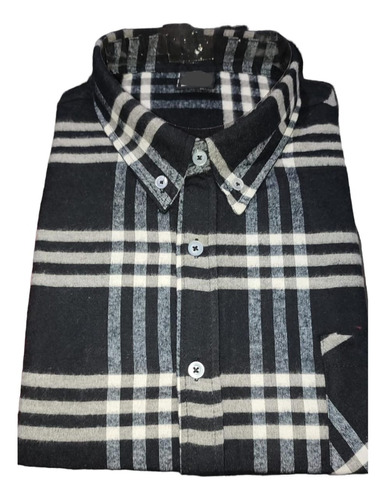 Camisa Viyela Hombre Cuadros De Invierno Talles Grandes