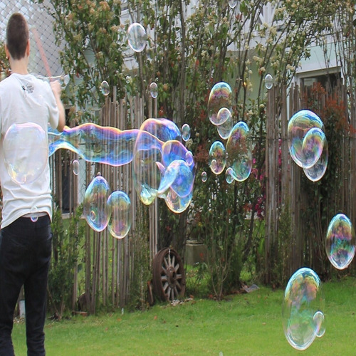 Imagen 4 de 10 de Burbujas Gigantes Con Cuerdas-para Divertirte A Lo Grande