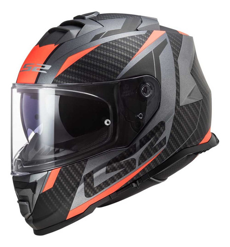 Casco Ls2 Storm Racer Naranja