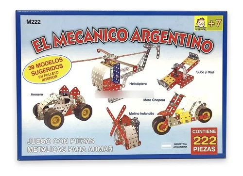 Juego De Construccion Metal Tipo Mecano Motocicleta