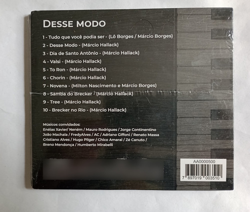 Cd Márcio Hallack - Desse Modo