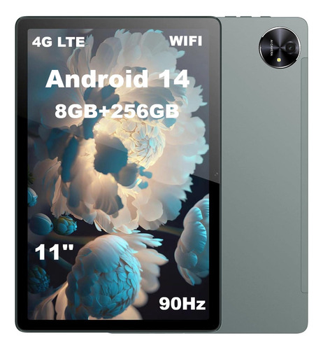 Tablet Xiaom Black Shark Pad 6, 11'' FHD pantalla, 90 Hz, tablet con sim card 8GB RAM, 256GB ROM, Android 14 con cámara 16 MP y 8 MP Color verde
