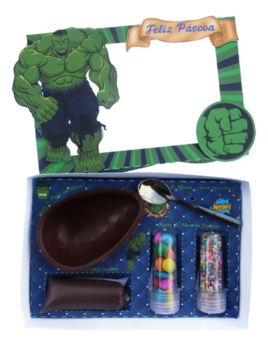 Arquivo Corte Pascoa 4 Caixas Mini Confeiteiro Hulk