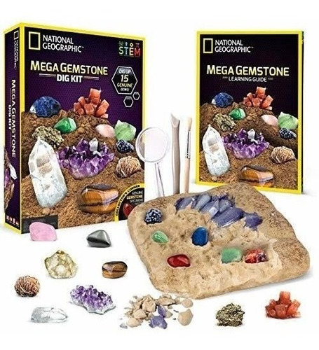 National Geographic Mega Kit De Excavación De Piedras Preci