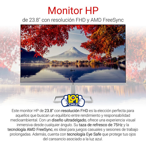 Monitor Hp M24f 23.8 Ips Full Hd 75hz Freesync