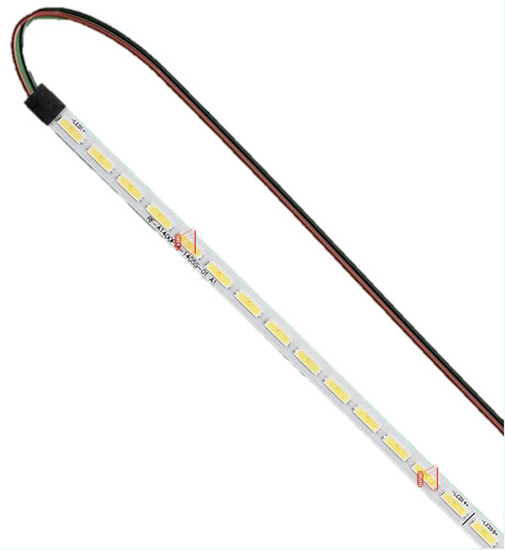 1 Tira De 70 Leds Para Tv Patalla De 40 Universal