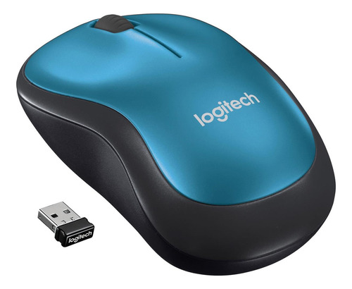 Mouse Inalambrico Compacto Azul 1000dpi Logitech M185