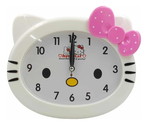 Reloj Despertador Y Carita De Hello Kitty