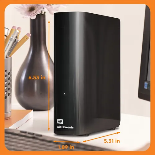 Wd 20tb Elements Desktop External Hard Drive, Usb 3.0 Dri...