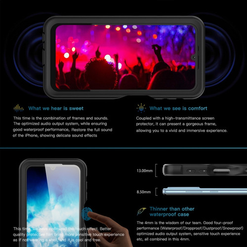 Funda Impermeable Negra Ip68 Life Para Samsung Galaxy A24 4g
