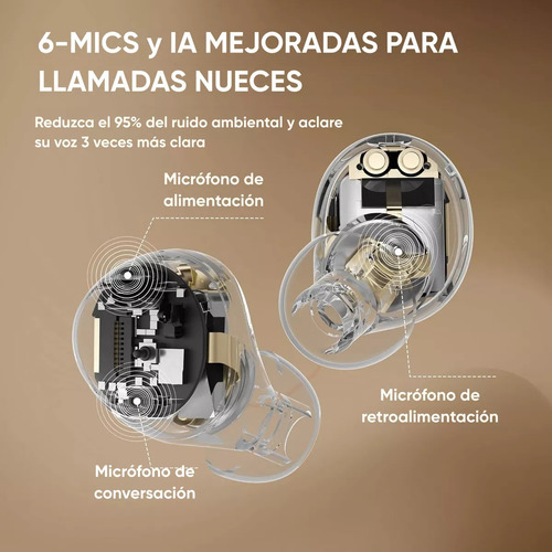 Qcy Ht07 Arcbuds Auriculares V5.2 Cancelación Ruido 40db Anc