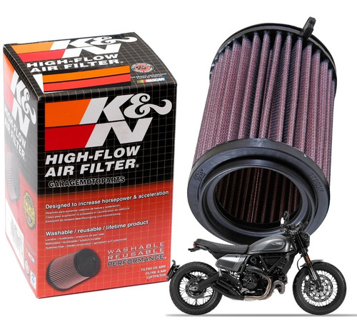 Filtro Ar Kn Filtro Oleo K&n Ducati Scrambler Icon 803 16/22