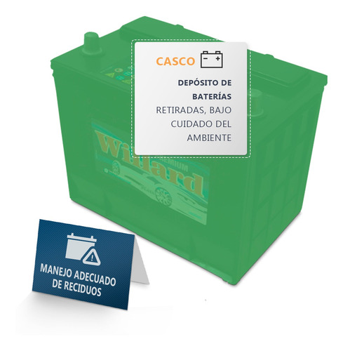 Bateria Willard Ub 710 12x80 Chery Tiggo 1,6/2,0/4x4 Colocac